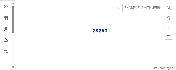 Example of scroll bar in toolbar