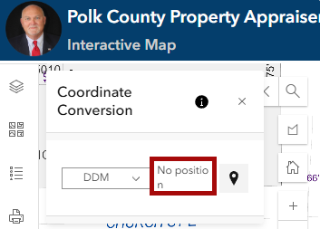 Coordinate Conversion No Position Mobile phones
